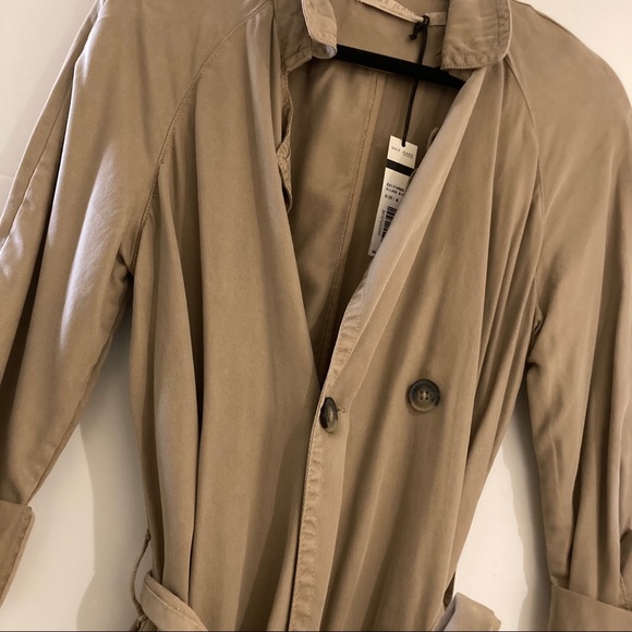 NWT Max Jeans Trench Coat - Picture 4 of 11